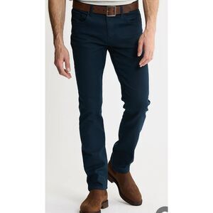 Jachs New York navy straight fit chino pant size 31x32